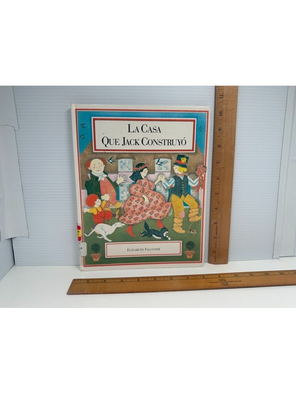 La Casa Que Jack Construyó Spanish Book HC Elizabeth Falconer Childrens School